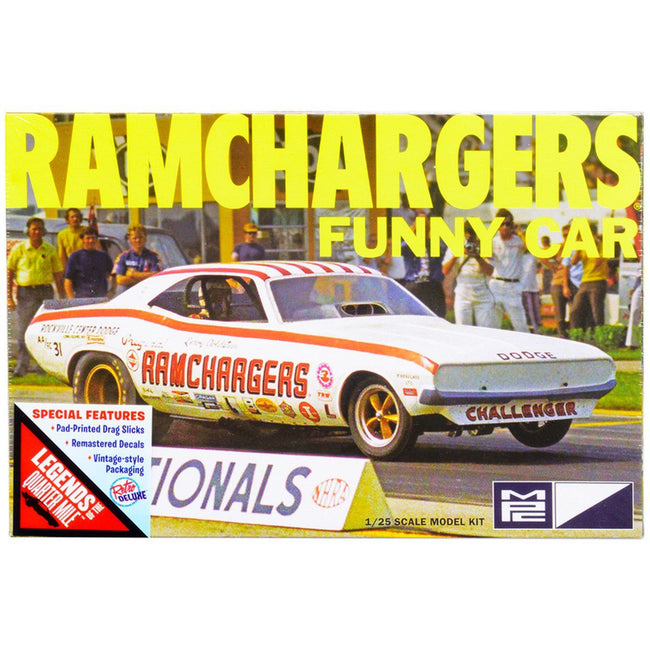 MPC Ramchargers Dodge Challenger Funny Car 1:25 Scale Model Kit - MPC - ModelCars.com