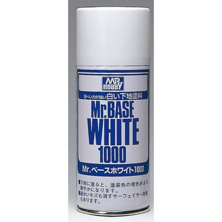 MR BASE WHITE 1000 SPRAY - Mr Hobby - ModelCars.com