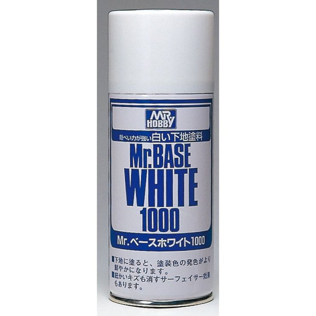 MR BASE WHITE 1000 SPRAY - Mr Hobby - ModelCars.com