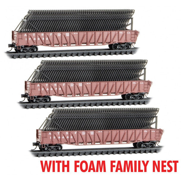 ATSF GONDOLA FOAM 3PK         