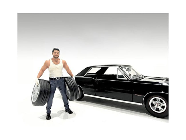 "Muscle Mechanics" Figure #1 for 1/18 Scale Models by American Diorama-American Diorama-ModelCars.com