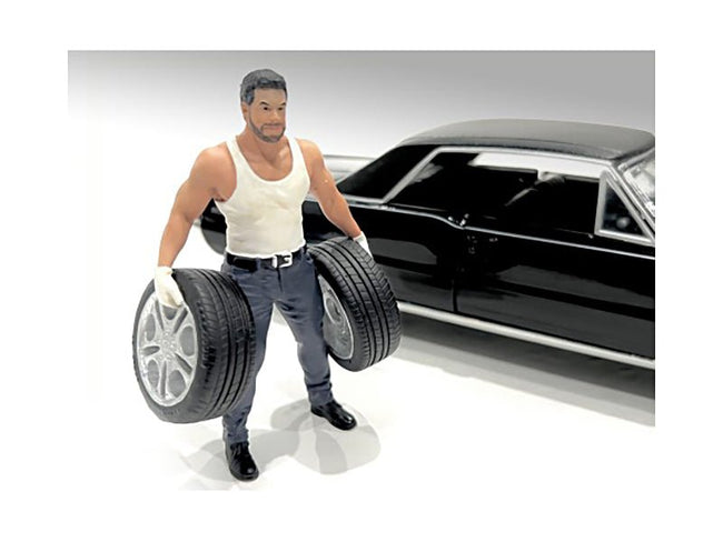 "Muscle Mechanics" Figure #1 for 1/18 Scale Models by American Diorama-American Diorama-ModelCars.com