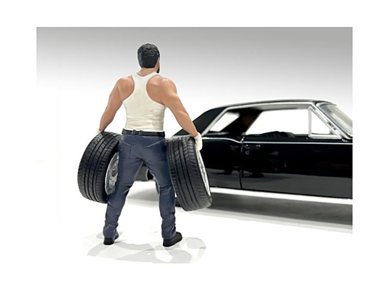 "Muscle Mechanics" Figure #1 for 1/24 Scale Models by American Diorama-American Diorama-ModelCars.com