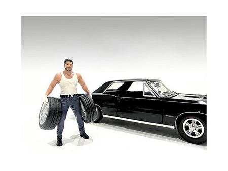 "Muscle Mechanics" Figure #1 for 1/24 Scale Models by American Diorama-American Diorama-ModelCars.com