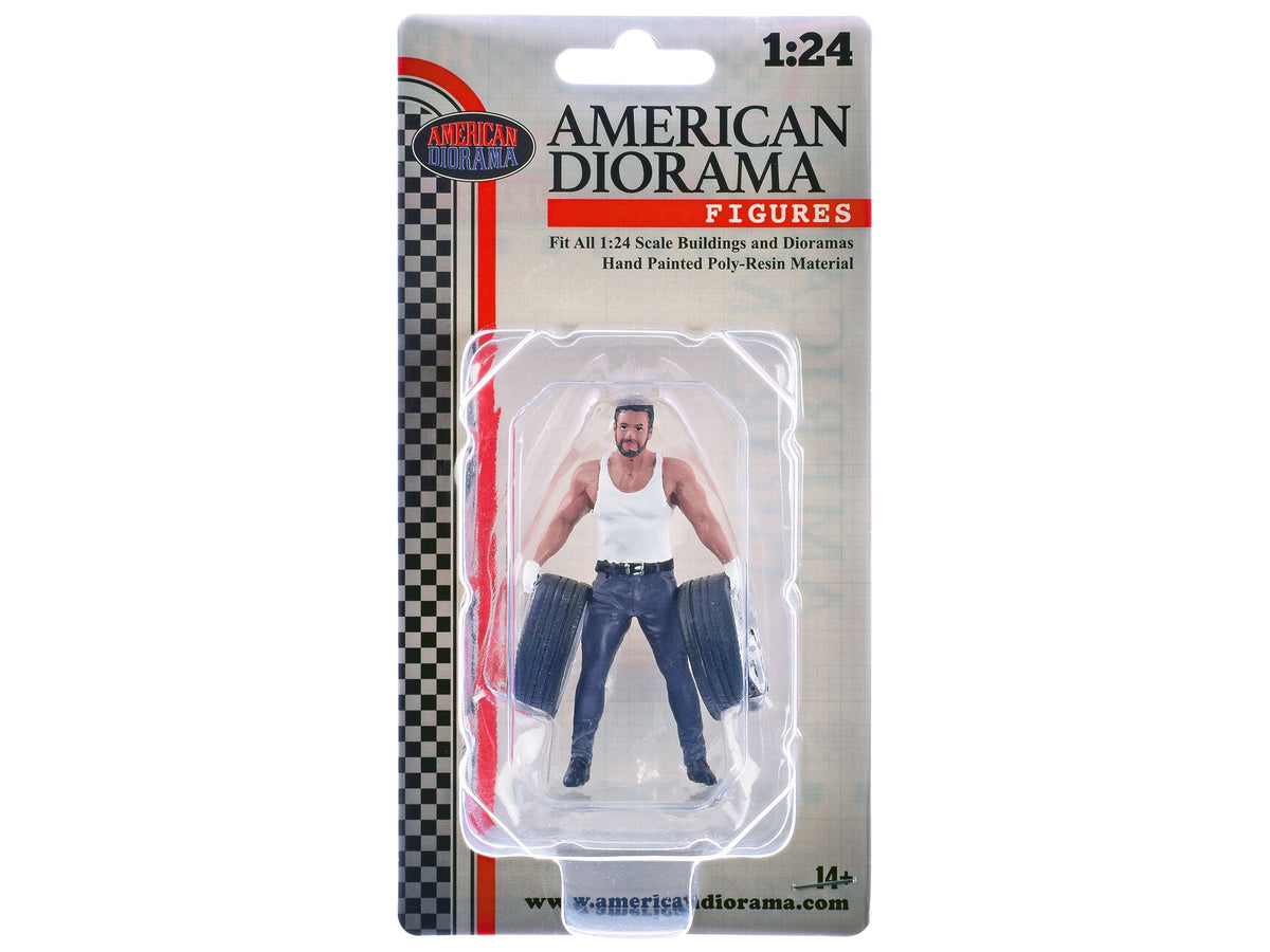"Muscle Mechanics" Figure #1 for 1/24 Scale Models by American Diorama-American Diorama-ModelCars.com