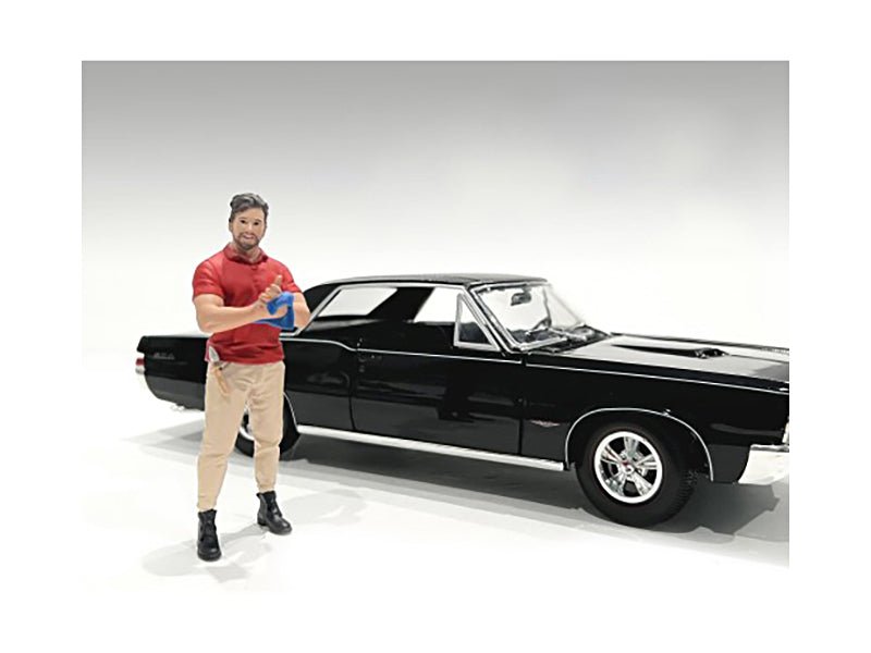 "Muscle Mechanics" Figure #2 for 1/24 Scale Models by American Diorama-American Diorama-ModelCars.com