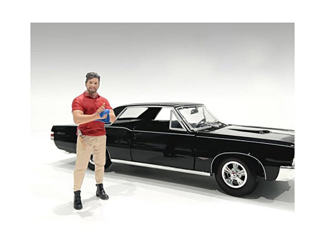 "Muscle Mechanics" Figure #2 for 1/24 Scale Models by American Diorama-American Diorama-ModelCars.com