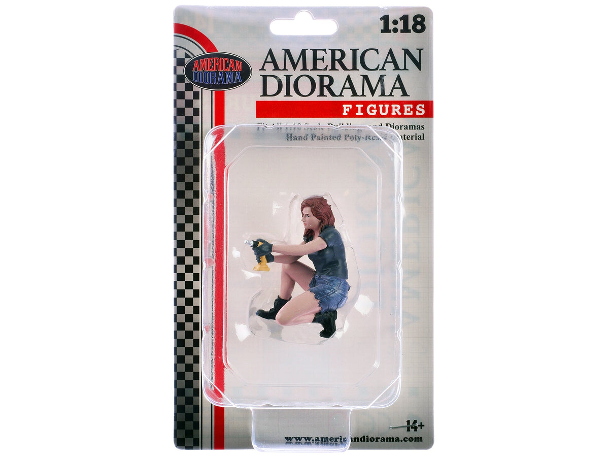 "Muscle Mechanics" Figure #3 for 1/18 Scale Models by American Diorama-American Diorama-ModelCars.com