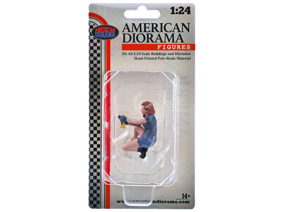 "Muscle Mechanics" Figure #3 for 1/24 Scale Models by American Diorama-American Diorama-ModelCars.com