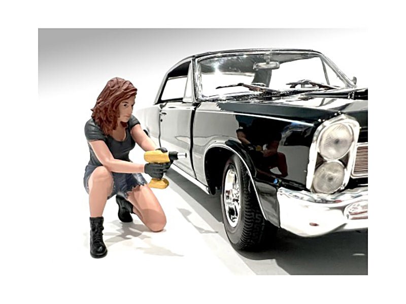 "Muscle Mechanics" Figure #3 for 1/24 Scale Models by American Diorama-American Diorama-ModelCars.com