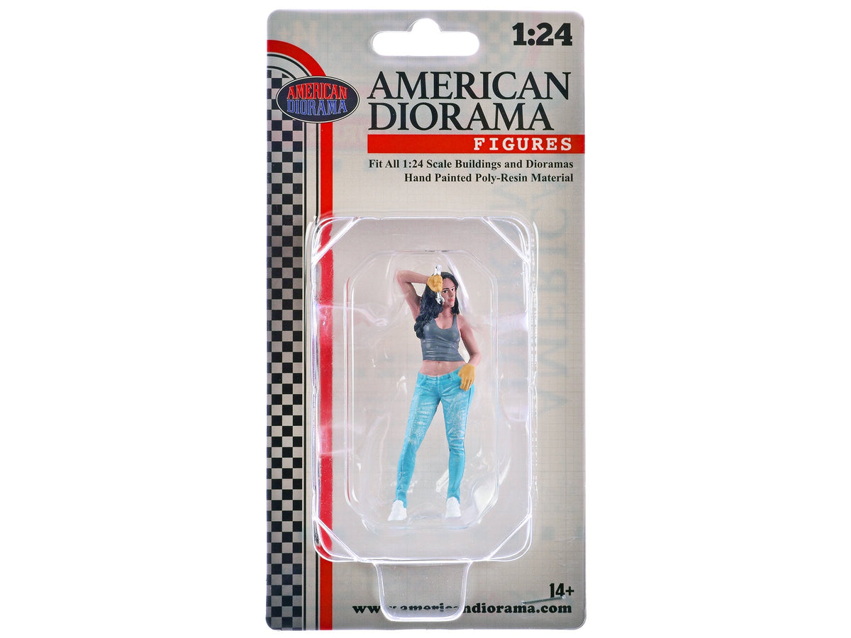 "Muscle Mechanics" Figure #4 for 1/24 Scale Models by American Diorama-American Diorama-ModelCars.com