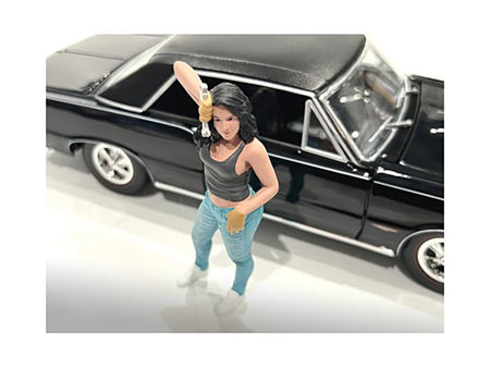 "Muscle Mechanics" Figure #4 for 1/24 Scale Models by American Diorama-American Diorama-ModelCars.com