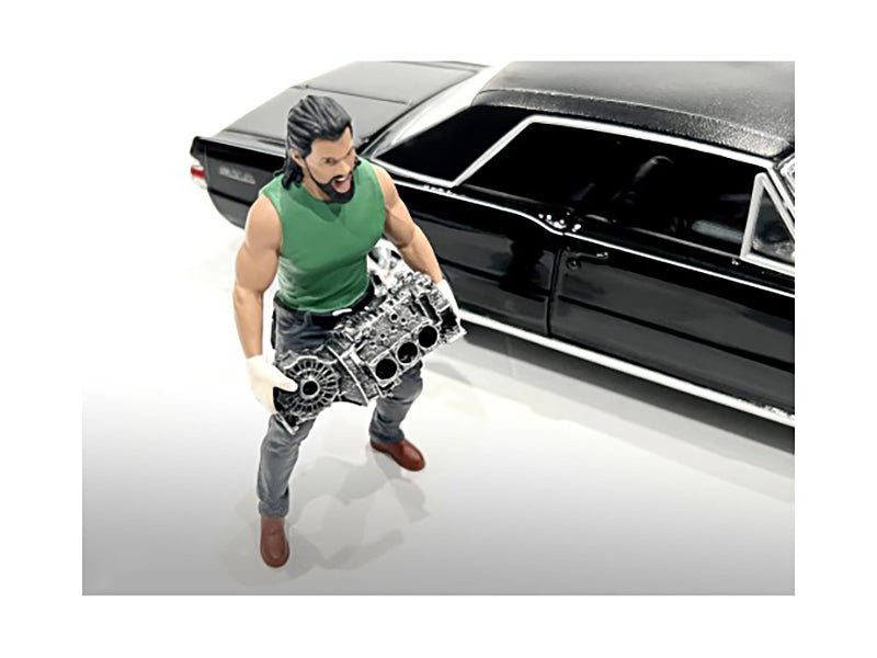 "Muscle Mechanics" Figure #5 for 1/18 Scale Models by American Diorama-American Diorama-ModelCars.com