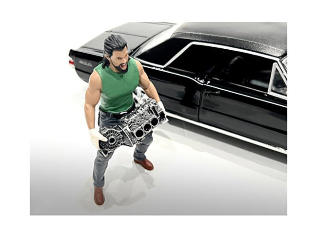 "Muscle Mechanics" Figure #5 for 1/18 Scale Models by American Diorama-American Diorama-ModelCars.com
