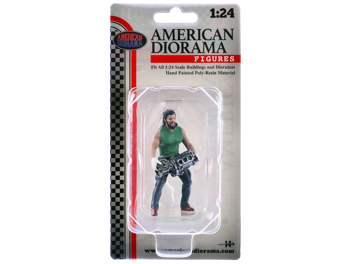 "Muscle Mechanics" Figure #5 for 1/24 Scale Models by American Diorama-American Diorama-ModelCars.com