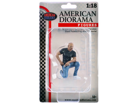 "Muscle Mechanics" Figure #6 for 1/18 Scale Models by American Diorama-American Diorama-ModelCars.com