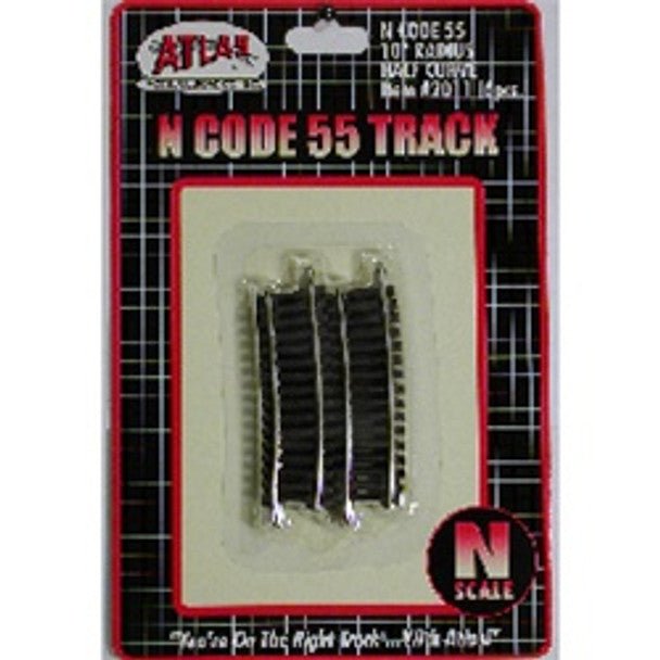 N 10" RAD HALF SECT. CD55 - Atlas Track - ModelCars.com