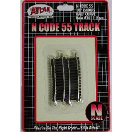 N 10" RAD HALF SECT. CD55 - Atlas Track - ModelCars.com