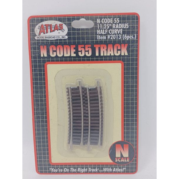 N 1/2 11.25" RAD CD 55 - Atlas Track - ModelCars.com