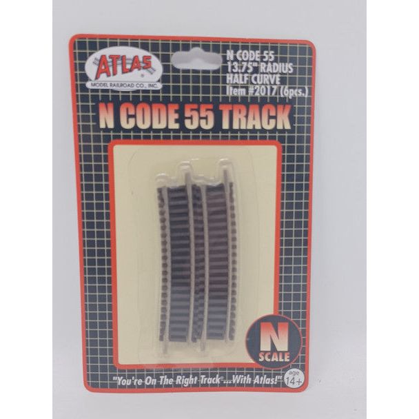 N 13.75" RAD HALF CODE 55 - Atlas Track - ModelCars.com
