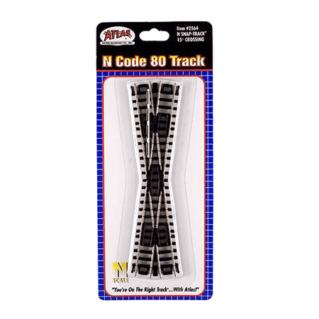 N 15 DEGREE CROSSING - Atlas Track - ModelCars.com