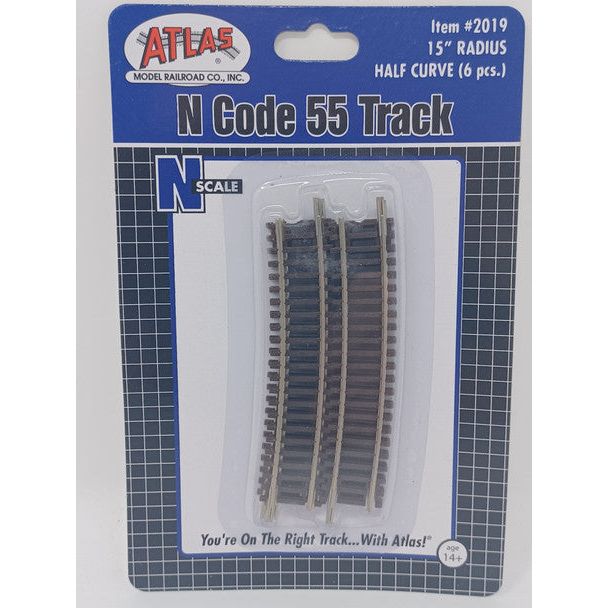 N 15" RAD HALF CODE 55 - Atlas Track - ModelCars.com