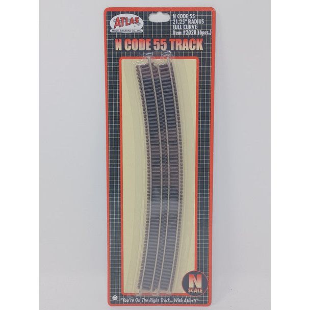 N 21.25" RAD FULL CURVE - Atlas Track - ModelCars.com