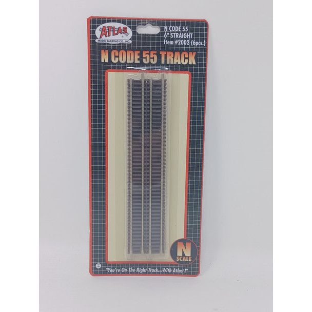 N 6" STRAIT CODE 55 6/PK - Atlas Track - ModelCars.com