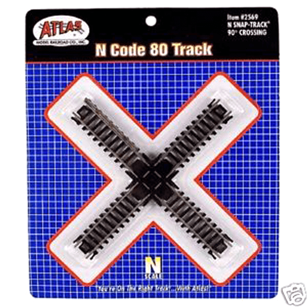N 90 DEGREE CROSSING - Atlas Track - ModelCars.com