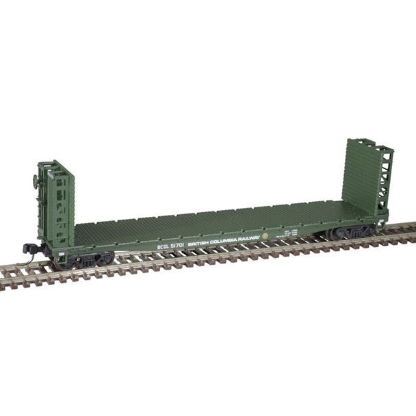 N BC RAIL 48'FLAT 51738 - Atlas Track - ModelCars.com