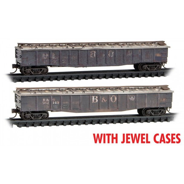 N B&O 2/PK 50' STL GON - Micro - Trains - ModelCars.com