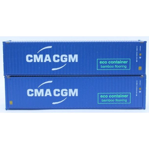 N CMA CGM 40' CONTAIN 2PK - Jacksonville Terminal Co - ModelCars.com