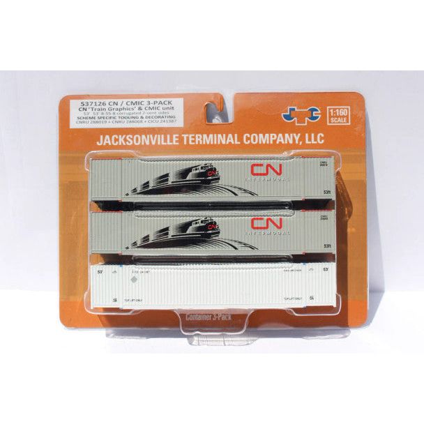 N CN / CICU 53' 3/PK - Jacksonville Terminal Co - ModelCars.com