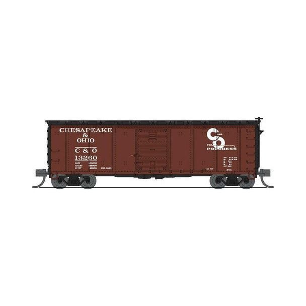 N C&O 40' STEEL BOX 2PK - Broadway Ltd - ModelCars.com