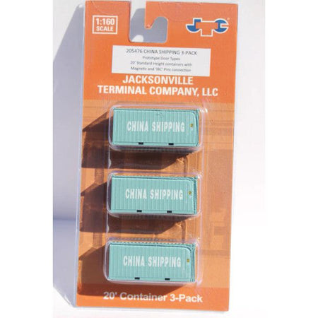 N CS 20' CONTR 205476 3PK - Jacksonville Terminal Co - ModelCars.com
