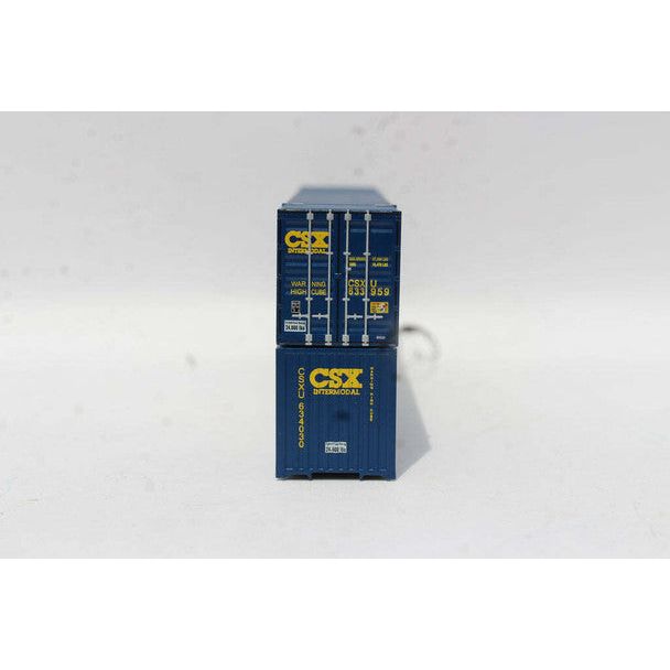N CSX 53'CONT 2PK SET 2 - Jacksonville Terminal Co - ModelCars.com