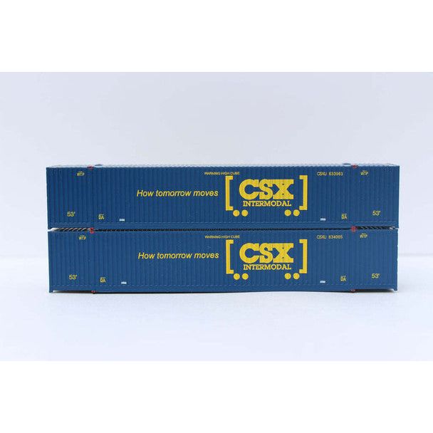 N CSX 53'CONT 2PK SET 3 - Jacksonville Terminal Co - ModelCars.com