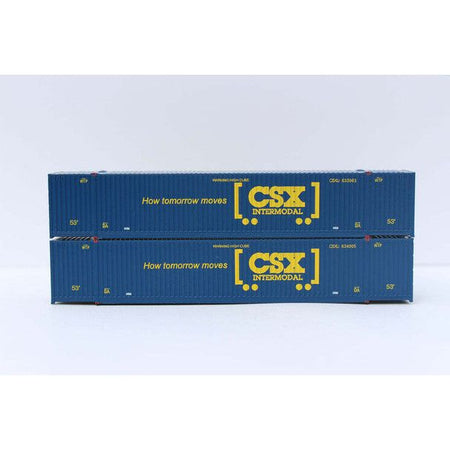 N CSX 53'CONT 2PK SET 3 - Jacksonville Terminal Co - ModelCars.com