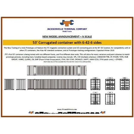 N CSX FADED 6 - 42 - 6 CONT - Jacksonville Terminal Co - ModelCars.com