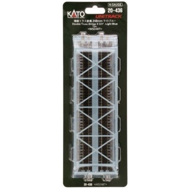 N DBL TRUSS BRIDG LT BLU - Kato - ModelCars.com