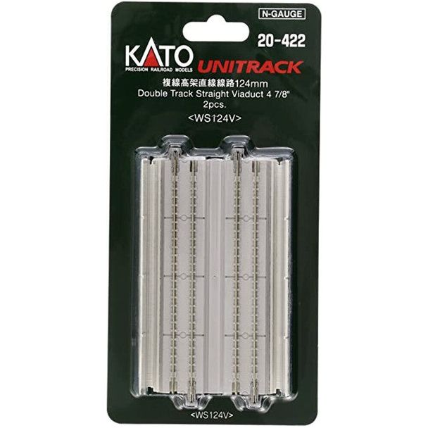N DBLE TRACK STRGHT 124MM - Kato - ModelCars.com