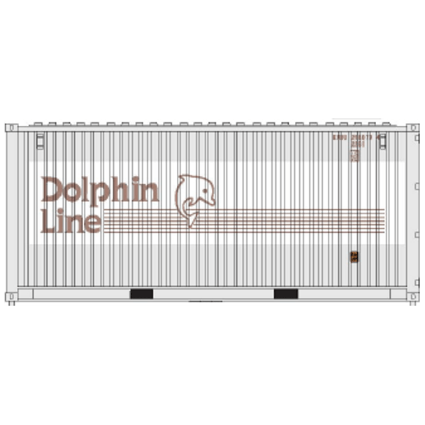 N DOLPHIN LINE 20'CONT 2P - Jacksonville Terminal Co - ModelCars.com