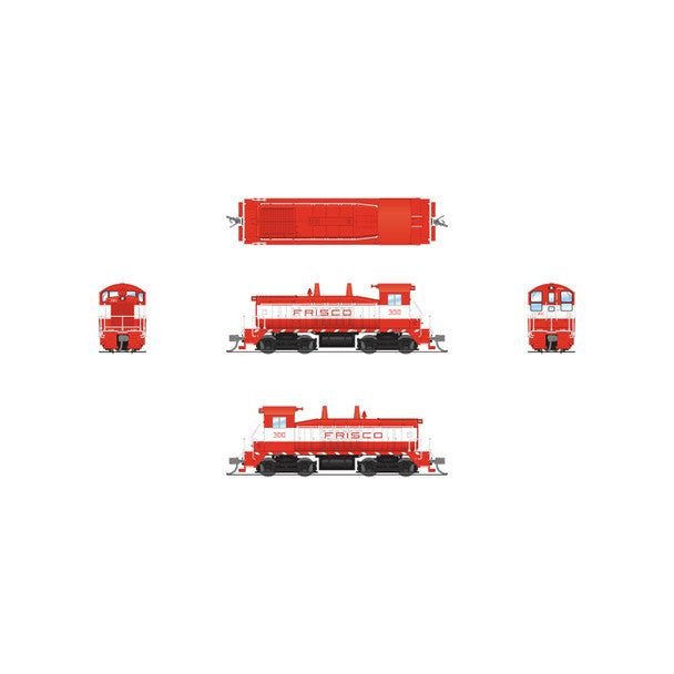 N EMD SW7 SLSF 304 R&W P4 - Broadway Ltd - ModelCars.com