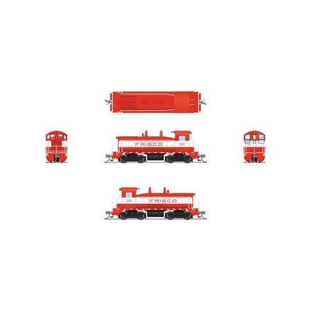 N EMD SW7 SLSF 304 R&W P4 - Broadway Ltd - ModelCars.com