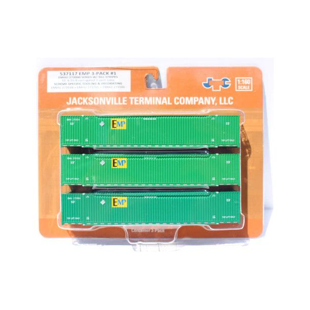 N EMP 53' 3/PK NEW 1 - Jacksonville Terminal Co - ModelCars.com