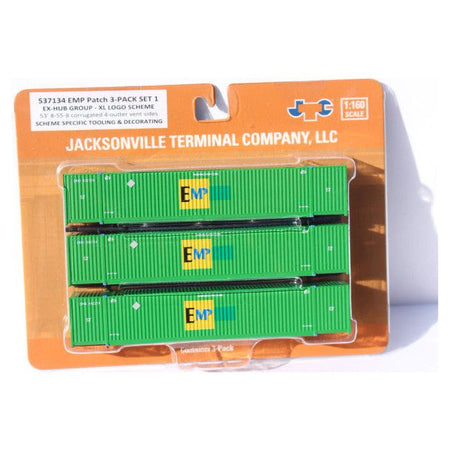 N EMP 53' 8 - 55 - 8 CONT 3PK - Jacksonville Terminal Co - ModelCars.com