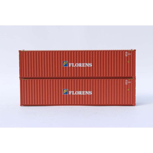 N FLORENS 40' CONT 2PK - Jacksonville Terminal Co - ModelCars.com