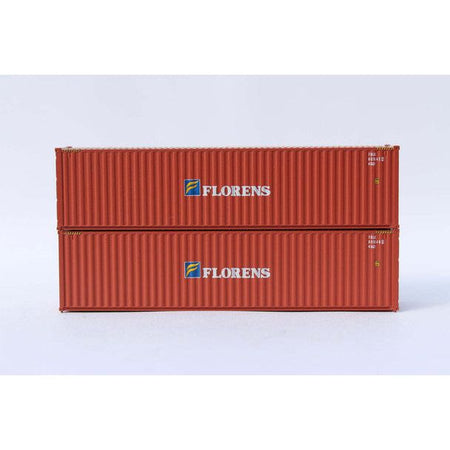 N FLORENS 40' CONT 2PK - Jacksonville Terminal Co - ModelCars.com
