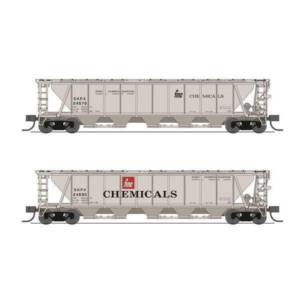 N FMC CHEM H32 HOPPER 2PK - Broadway Ltd - ModelCars.com
