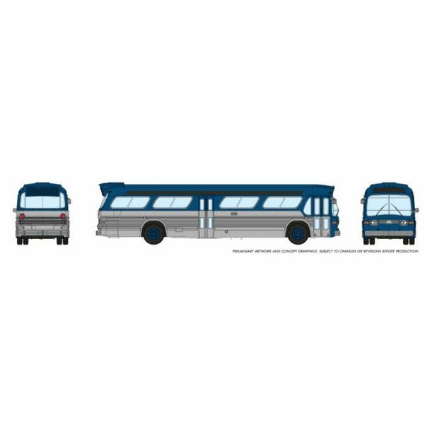 N GEN NEW LOOK BUS - BLUE - Rapido - ModelCars.com